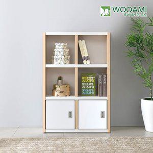 우아미가구 모노 조이 800 3단 수납책장 FO5024