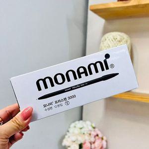 모나미 검정12p 수성펜 플러스펜