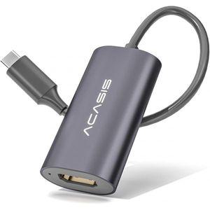 Acasis HDMI 비디오 캡처 카드 1080P to TypeC 장치 방송 라이브 및 게임 스트리밍 교육 화상 회의용 녹화