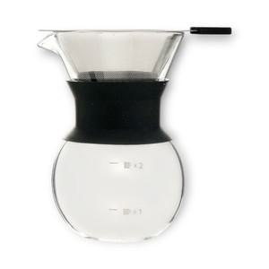 에코필터 내열유리 V형스파우트 핸드드립 세트 (300ml 실리콘커버)