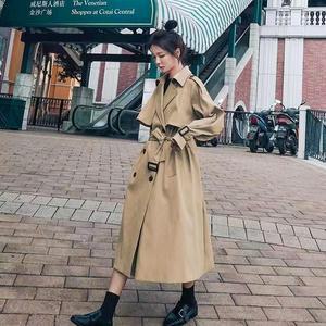 2컬러 가을감성 베이직 롱자켓 루즈핏 트렌치코트