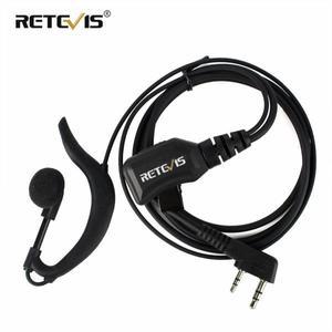 G타입 조절 가능한 볼륨 이어피스 PU 와이어 2 핀 PTT 헤드폰, 켄우드 바오펑 UV-5R, Quansheng UV K5 레테