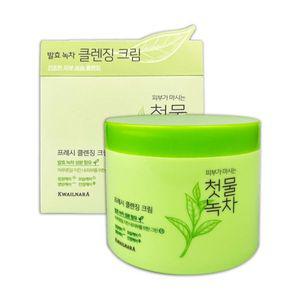 과일나라 첫물녹차 프레시 클렌징 크림 300g 메이크업 페이스져 화장지우는 /과일나라마사지크림마사지크