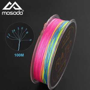 낚싯줄모노 0M 9 가닥 Multifilament 물고기 라인 꼰 낚시 Metered PE 색상 당 10 미터