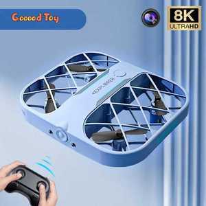 무선RC 헬기 H107 미니 Ufo 드론 쿼드콥터 8K 4K 카메라 HD 앱 Wi-Fi Fpv 실시간 전송 포켓 비행기