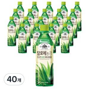 가야농장 알로에농장 음료수 당충전 500ml 40개