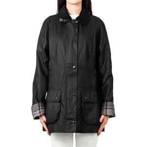 [바버][명품] 바버 LWX0667 BK11 여성 비드넬 왁스 자켓