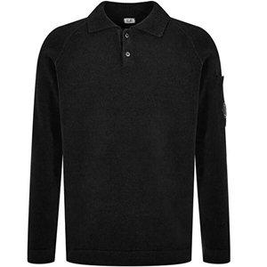 [CP COMPANY]25SS 렌즈 와펜 폴로 니트 18CMKN070A 005687G 999