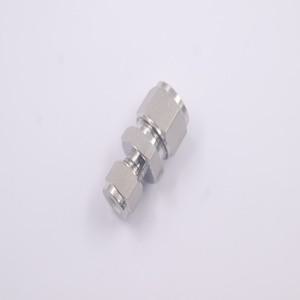 스테인리스 스틸 튜브 피팅, 유니온, 6mm x 4mm OD,SS-6M0-6-4M, Swagelok 조합 가능