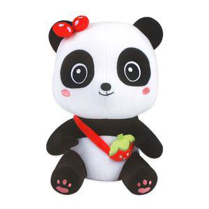 베이비버스 봉제인형 35cm 묘묘 판다곰인형 레드 베이비 버스 봉제 인형 35 cm