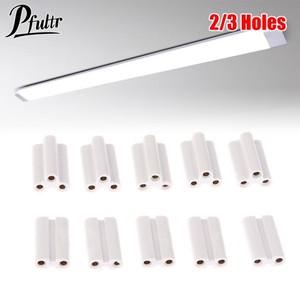 커넥터 10Pcs Led 조명 및 형광 커넥터 원활한 조인트 장치는 T5 T8 튜브 램프에 사용됩니다 2 핀 3 핀 커