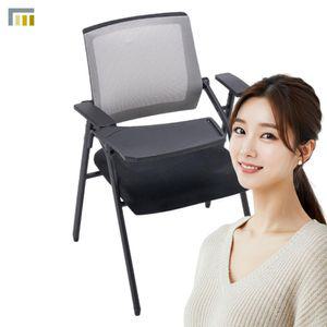 접이식 회의 책걸상 1인 수강실 학원 일체형 책상의자