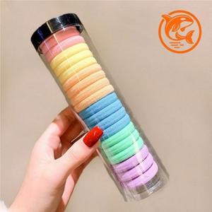 여성 기본헤어고무줄 부드러운 헤어끈 컬러 80개 (3mL7E)