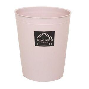 생활창고 인디핑크 오픈 휴지통 5.5L