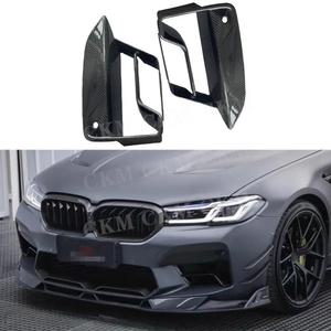 카본 자동차 앞 범퍼 에어 벤트 트림 스플리터 커버 BMW 5 시리즈 F90 M5 LCI