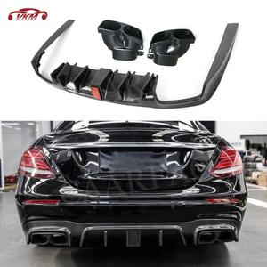 카본 리어 범퍼 립 디퓨저 머플러 팁 벤츠 E클래스 W213 C238 E43 E63 AMG
