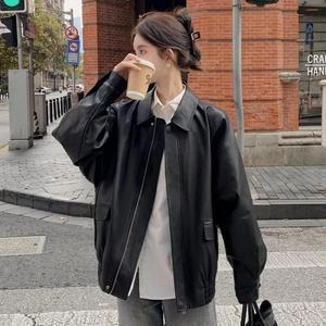 [오노마] ONM 가죽자켓 68 자켓 카라 레더 봄버자켓 여자