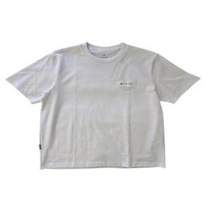 [스노우피크] 에어로쿨 우븐 패치 반팔 티셔츠 White S25MMF4WH