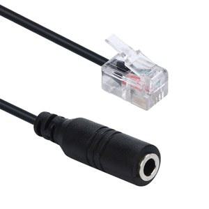 호환 헤드셋 암 컨버터 컴퓨터 전화 어댑터, 케이블, 1PC rj9-3 5 PC