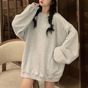 [하프클럽/다잇템]여성 맨투맨 빅사이즈 돌만 면혼방 티셔츠