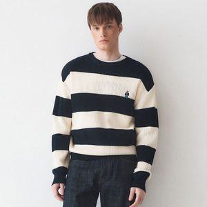 후아유 스티브 스트라이프 스웨터U / WHKAE2384U