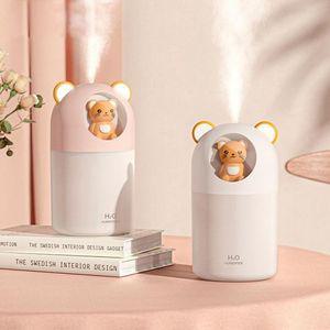 캐릭터 USB 충전 저소음 가습기 화이트 KK757