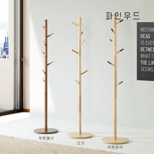 벨라 원목 스탠드 우드행거 드레스룸 튼튼한 나무 사무실 옷걸이