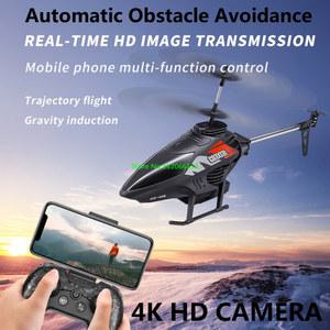 스마트 장애물 회피 헬리콥터 전기 리모컨 듀얼 4G 속도 스위치 4K RC 카메라 HD 100M