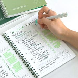 중학생 공부기록장 매일기록 네잎크로버 100일 A5 스터디플래너 시험준비 수험생