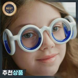 휴대용 무렌즈 운전용 멀미 방지 액체 안경 어린이 용 고글 1 개