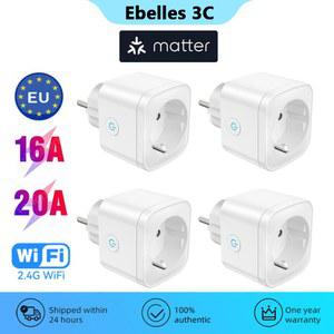 스마트 플러그 멀티탭 WIFI EU 소켓 가전 어댑터 홈킷 스마트싱스 알렉사 구글 시리 타이밍 16A 20A