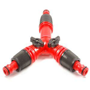 3구 호스연결구 원터치 수도 호수 16mm 커넥터 연장탭 어댑터 풀림방지 꼭지 용커넥터