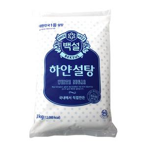 (무)백설 하얀설탕3kgX6개