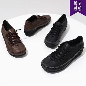3cm 스판 밴딩 컴포트화 천연가죽 우레탄창 빅사이즈 111874