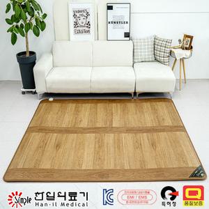 2025년형 한일의료기 프리미엄 전기장판 대형 특대형 홈쇼핑 모노륨 거실용 우드 전기카페트 무자계 난방매트
