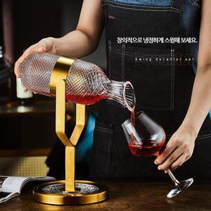 쉐이커 와인잔세트 가벼운 고급 유리 디캔터