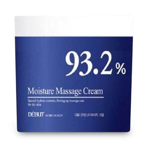 데뷰 93.2% 모이스처 마사지크림 500ml x 2개 대용량 마사지 클렌징 크림