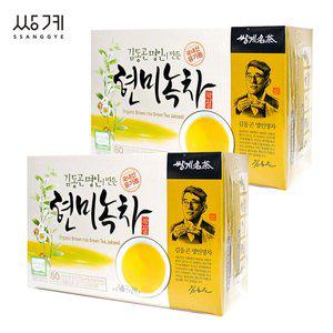 [기타]쌍계 유기농 현미녹차 80T x2