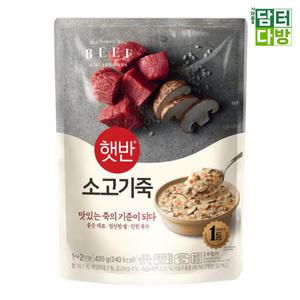 CJ 햇반 소고기죽 420g X 5개