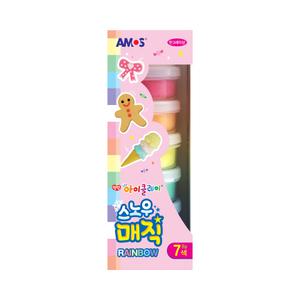 아모스 아이클레이 스노우매직 레인보우 [7색세트]