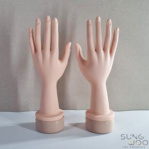 자유로운 손가락 손마네킹 실리콘 네일아트 모형