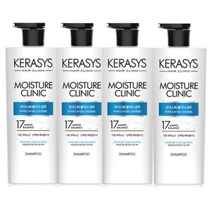 케라시스 모이스춰 클리닉 대용량샴푸 750ml 4개