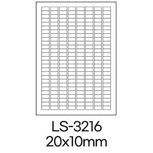 [기타]폼텍 라벨 LS-3216 100매 흰색 라벨지 A4 스티커 원형 제작 인쇄 바코드 우편 용지 폼택