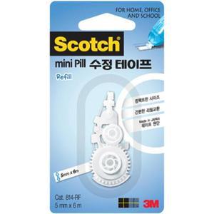 [OFM7O7QO]스카치 미니필 수정 테이프 리필 5mm X 6m