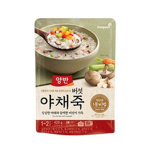 동원 양반 버섯 야채죽 420g x 10개