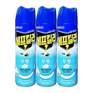 에프킬라 에어로졸 무향 500ml x3개