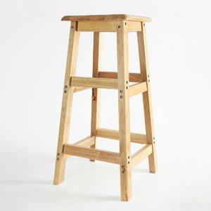 원목 사각 선반 겸 의자 70CM 보조의자