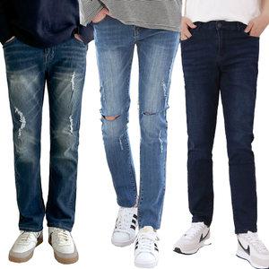 균일 9900 남성청바지 일자/여름/작업복/일자/스판/밴딩