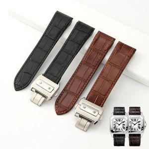 까르띠에 산토스100 호환 스트랩 시계줄 20mm 23mm
