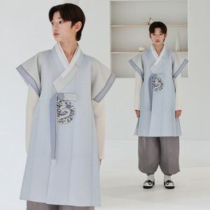 [보리보리/하랑한복]하랑한복 이안랑 주니어+복주머니 남아 주니어 한복